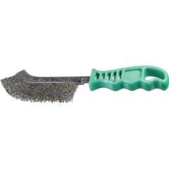 Drahtbürste L.265mm VA 0,3mm 1-reihig PROMAT