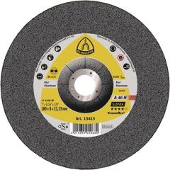 Schruppscheibe A 46 N Supra D115xS6mm gekr.Alu.Bohr.22,23mm KLINGSPOR | 10 Stück