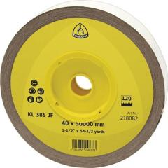 Schleifgeweberolle KL 385 JF 40mm K.320 f.Metall Korund KLINGSPOR