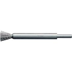 Pinselbürste D.12mm Schaft 6mm Drahtstärke 0,3mm VA 15000min-¹ LESSMANN