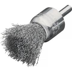 Pinselbürste D.17mm Schaft 6mm Drahtstärke 0,3mm STA 20000min-¹ LESSMANN
