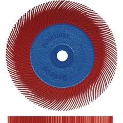 Radialbürste Sunburst Ø152xB151x25,4mm 220 Form DISC RA Alox/Korund TYROLIT