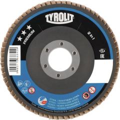 Fächerscheibe PREMIUM D.125mm K.40 gekr.Rostfreier Stahl,Stahl ZA-ZK | 10 Stück