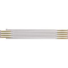 Gliedermaßstab 9042 L.2m B.16mm mm/cm EG III Buche weiß BMI