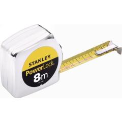 Taschenrollbandmaß PowerLock® L.8m B.25mm mm/cm EG II Ku.Automatic SB STANLEY