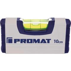 Wasserwaage 10cm Alu.silber ± 1,0 mm/m PROMAT