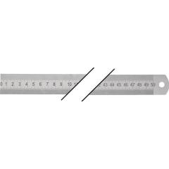 Stahlmaßstab L.500mm rostfr.Stahl biegsam Teilung A=mm/mm PROMAT