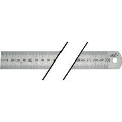 Stahlmaßstab L.300mm rostfr.Stahl biegsam Teilung A=mm/mm H.PREISSER
