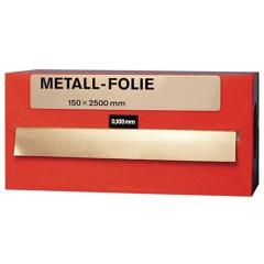 Metallfolie D.0,500mm MS MS63 L.2500mm B.150mm RECORD