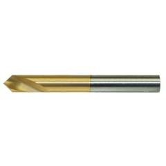 NC-Anbohrer D.10mm HSS-Co TiN 90Grad TECWERK