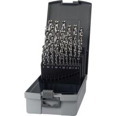 Spiralbohrersatz DIN 338 Typ UNI D.1-13x0,5mm HSS-Co 25-tlg.Ku.-Kass.PROMAT