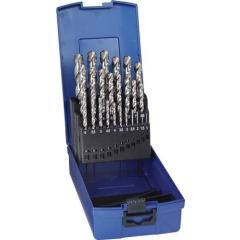 Spiralbohrersatz DIN 338 Typ W D.1-13x0,5mm HSS 25tlg.Ku.-Kass.PROMAT