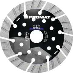 Diamanttrennscheibe Univ.BETON PRO D.125mm Bohr.22,23mm Seg.-H.15mm Seg.-S.2,4mm