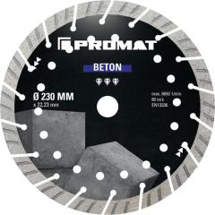 Diamanttrennscheibe Univ.BETON PRO D.230mm Bohr.22,23mm Seg.-H.15mm Seg.-S.2,8mm