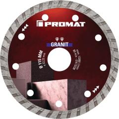 Diamanttrennscheibe Univ.GRANIT D.115mm Bohr.22,23mm Seg.-H.7mm Seg.-S.2,2mm