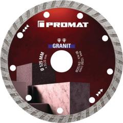 Diamanttrennscheibe Univ.GRANIT D.125mm Bohr.22,23mm Seg.-H.7mm Seg.-S.2,2mm