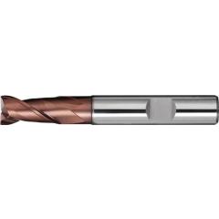 Bohrnutenfräser DIN 6527L TypN D.3mm Einsatz-L.10mm VHM TiAlN HB Z.2 PROMAT