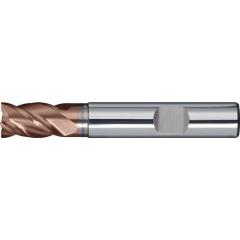 Schaftfräser DIN 6527K TypN HPC D.12mm Einsatz-L.26mm VHM TiAlN HB Z.4 kurz