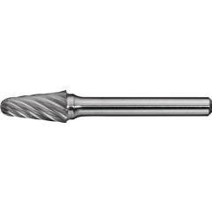Frässtift KEL INOX D.8mm Kopf-L.20mm Schaft-D.6mm HM Verz.Normal,fein TECWERK