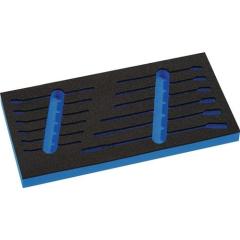 Werkzeugmodul Leereinlage 1/3-Modul 4000 871 234,12-tlg.TECWERK