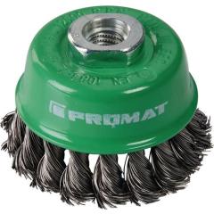 Topfbürste D.100mm Drahtstärke 0,5mm VA 8500min-¹ PROMAT