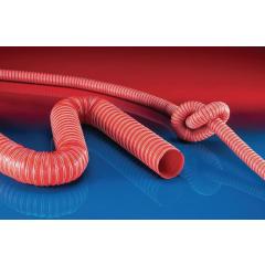Absaug- u.Gebläseschlauch SIL 391 TWO ID 57mm AD 62,00mm 2.5mm L.4m Rl.NORRES | 4 Stück