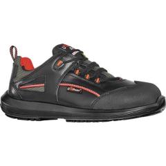 Sicherheitsschuh Iroko Gr.46 schwarz/rot Leder/Überkappe S3 SRC ESD EN20345