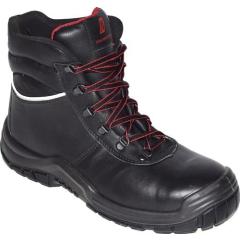 Sicherheitsstiefel POWER STEP MID+ Gr.46 schwarz S3 HRO SRC EN20345 Volleder