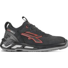 Sicherheitsschuh TUCKER Gr.43 schwarz/rot S3 CI SRC ESD EN20345 Leder U.POWER