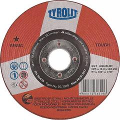 Schruppscheibe BASIC TOUCH D125xS3mmKörnung 46 gekr.TYROLIT | 25 Stück