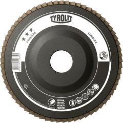 Fächerscheibe PREMIUM LONGLIFE D.125mm K.60 ger.STA ZA-ZK TYROLIT | 10 Stück