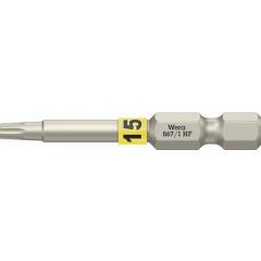 Bit 867 TORX® HF 1/4 Zoll TX 15 | Länge 50 mm | m.Farbleitsystem WERA