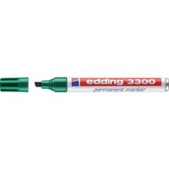 Permanentmarker 3300 grün Strich-B.1-5mm Keilspitze EDDING | 10 Stück