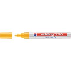 Lackmarker 750 gelb Strich-B.2-4mm Rundspitze EDDING | 10 Stück