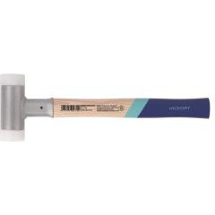 Schonhammer L.350mm Kopf-D.30mm Hickory rückschlagfrei hart Nyl.weiß TECWERK