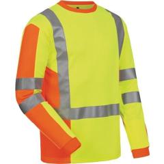 UV-/ Warnschutz-Langarmshirt Drachten Gr.XXL gelb/orange ELYSEE