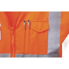 Warnweste EWALD Gr.XL orange EN ISO 20471 Kl.EN ISO 13688 SAFESTYLE