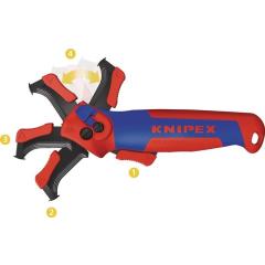 Abmantelungsmesser Gesamt-L.146mm m.Hakenklinge KNIPEX
