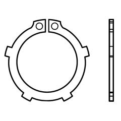 Sicherungsringe DIN 983 Federstahl 25 x 1,2 mm | 500 Stück