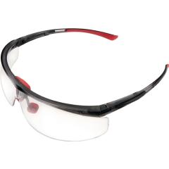 Schutzbrille Adaptec EN 166-1FT Bügel schwarz/rot,Scheibe klar HONEYWELL