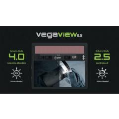 Schweißerschutzhelm Vegaview2.5 Batterielebensdauer ca.3000 h 90x110mm DIN 8-12