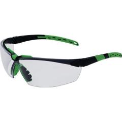 Schutzbrille Sprinter EN 166 EN 170 Bügel schwarz/grün,Scheibe klar PC PRO FIT