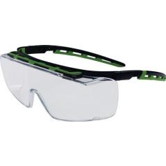 Schutzbrille Kubik EN 166 EN 170 Bügel schwarz/grün,Scheibe klar PC PRO FIT