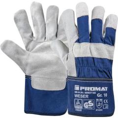 Handschuhe Weser Gr.10 blau EN 388 PSA II PROMAT | 12 Stück