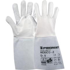 Schweißerhandschuhe Mexico Z Gr.9 grau EN 388/407/12477 10PA | 10 Stück