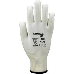 Handschuhe Gr.9 rot EN 388 PSA II Baumwolle (innen)/Polyamid (außen) ASATEX | 12 Stück