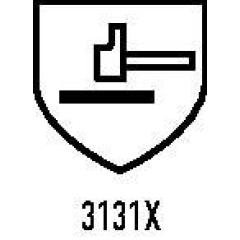 Handschuhe Gr.10 weiß EN 388 PSA II Nyl.m.PU ASATEX | 12 Stück