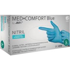 Einw.-Handsch.Med Comfort Blue Gr.M blau Nitril PSA III 100 St./Box