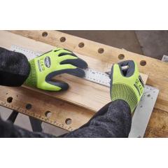 Handschuhe Flexter Gr.7 neogelb/grau EN 388 PSA II 12 PA | 12 Stück