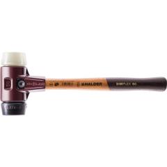 Schonhammer SIMPLEX L.350mm Kopf-D.50mm mittelh./hart HO Gum.schwarz/Nylon weiß